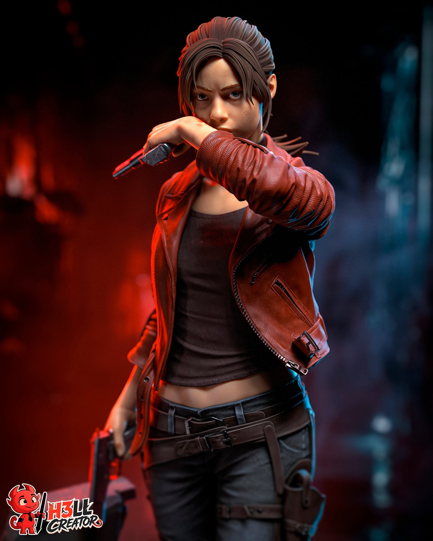 Claire Redfield from Resident Evil by h3ll creator | High Quality Resin Print | Painted Commissions available!