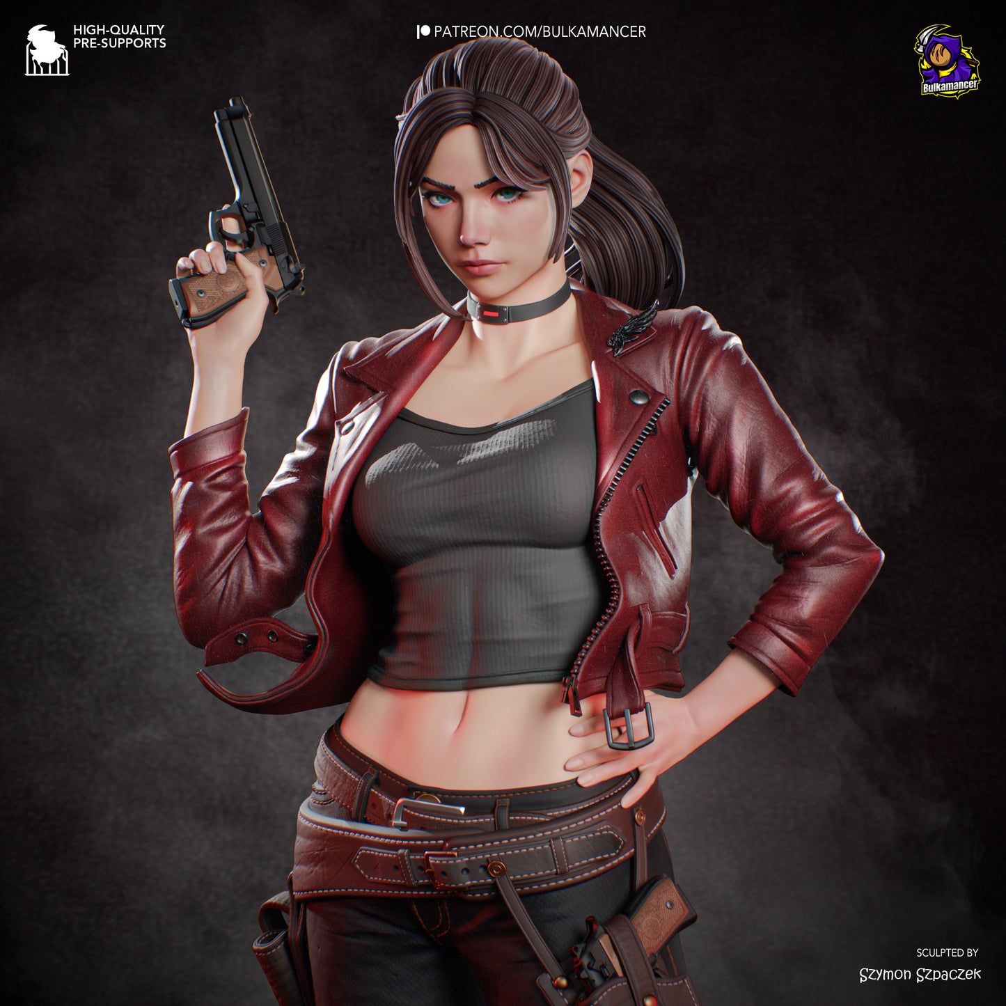 Claire from Resident Evil by Bulkamancer | High Quality Resin Print | Painted Commissions available!