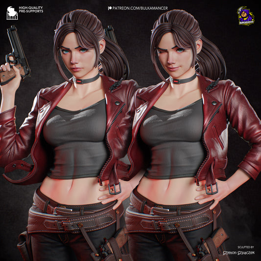 Claire from Resident Evil by Bulkamancer | High Quality Resin Print | Painted Commissions available!