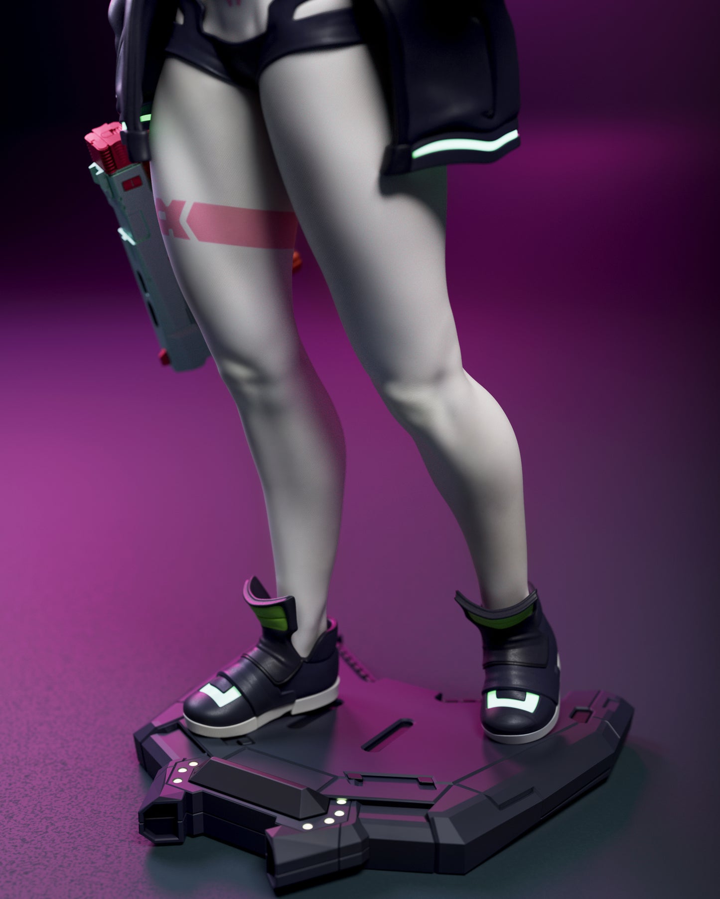 Rebecca from Cyberpunk Fan-Made Model by CA3D