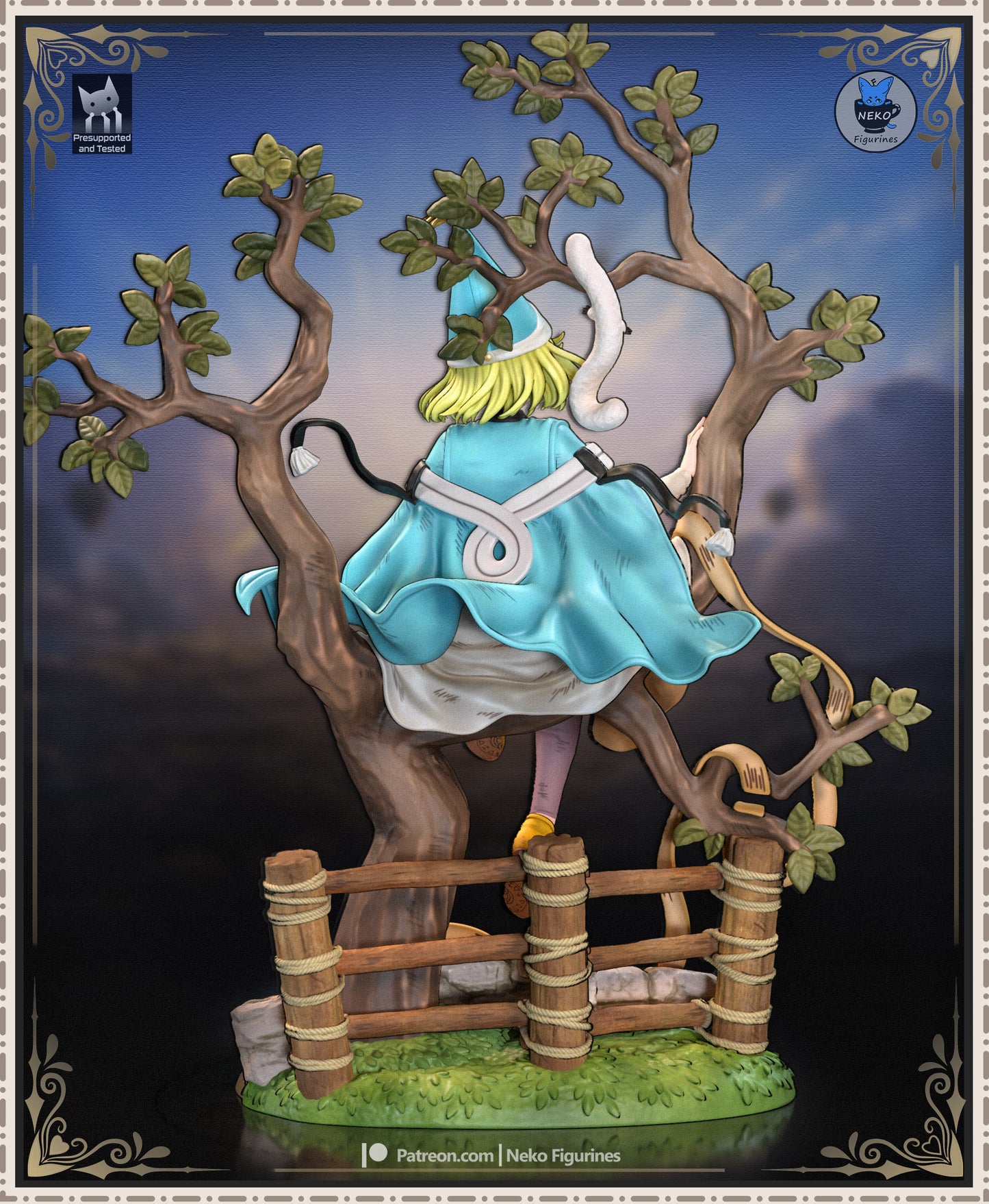 Coco from Witch Hat Atelier by Neko Figurines | High Quality Resin Print | Painted Commissions available!