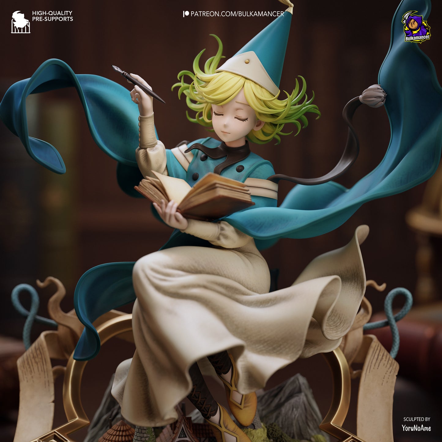 Coco from Witch Hat Atelier by Bulkamancer | High Quality Resin Print | Painted Commissions available!