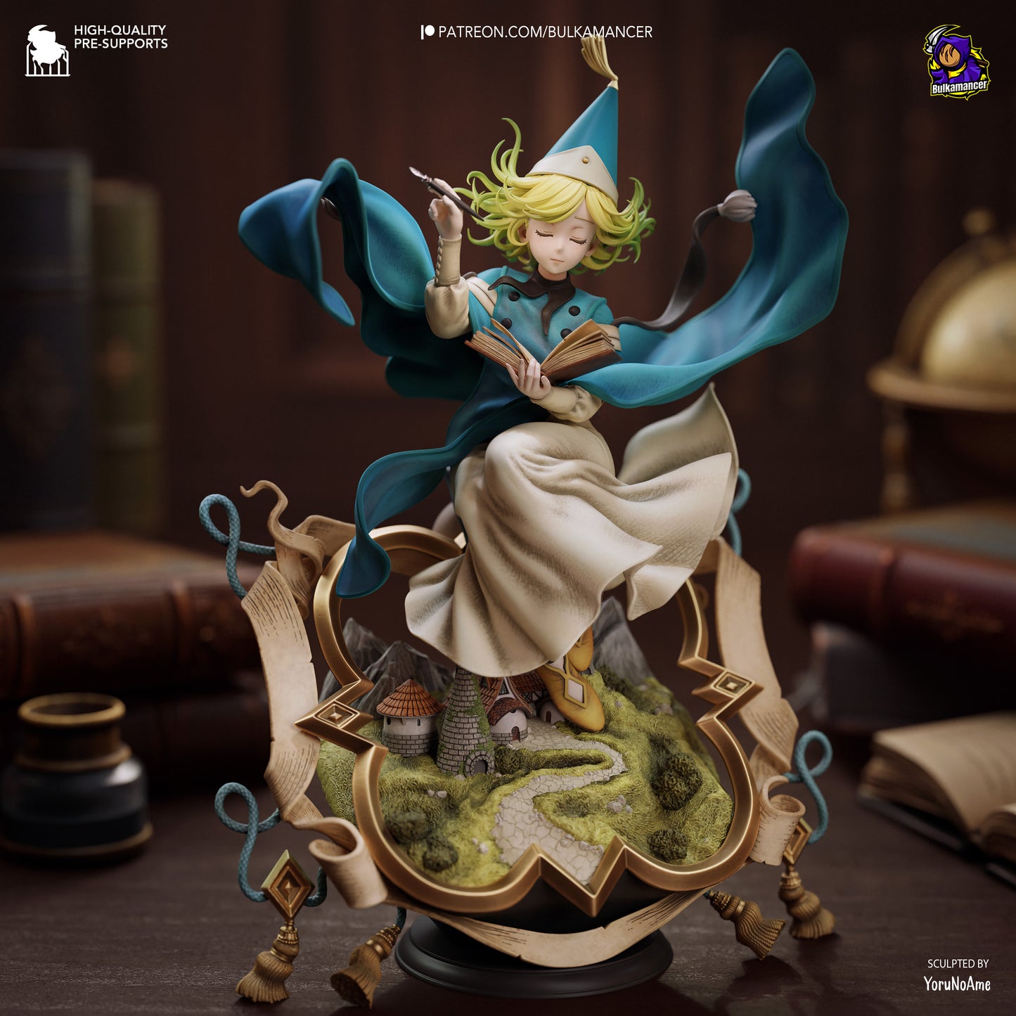 Coco from Witch Hat Atelier by Bulkamancer | High Quality Resin Print | Painted Commissions available!