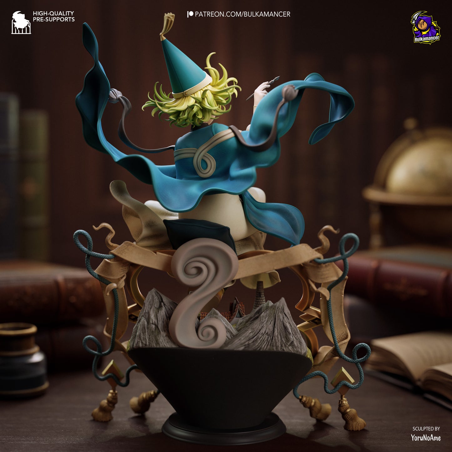 Coco from Witch Hat Atelier by Bulkamancer | High Quality Resin Print | Painted Commissions available!