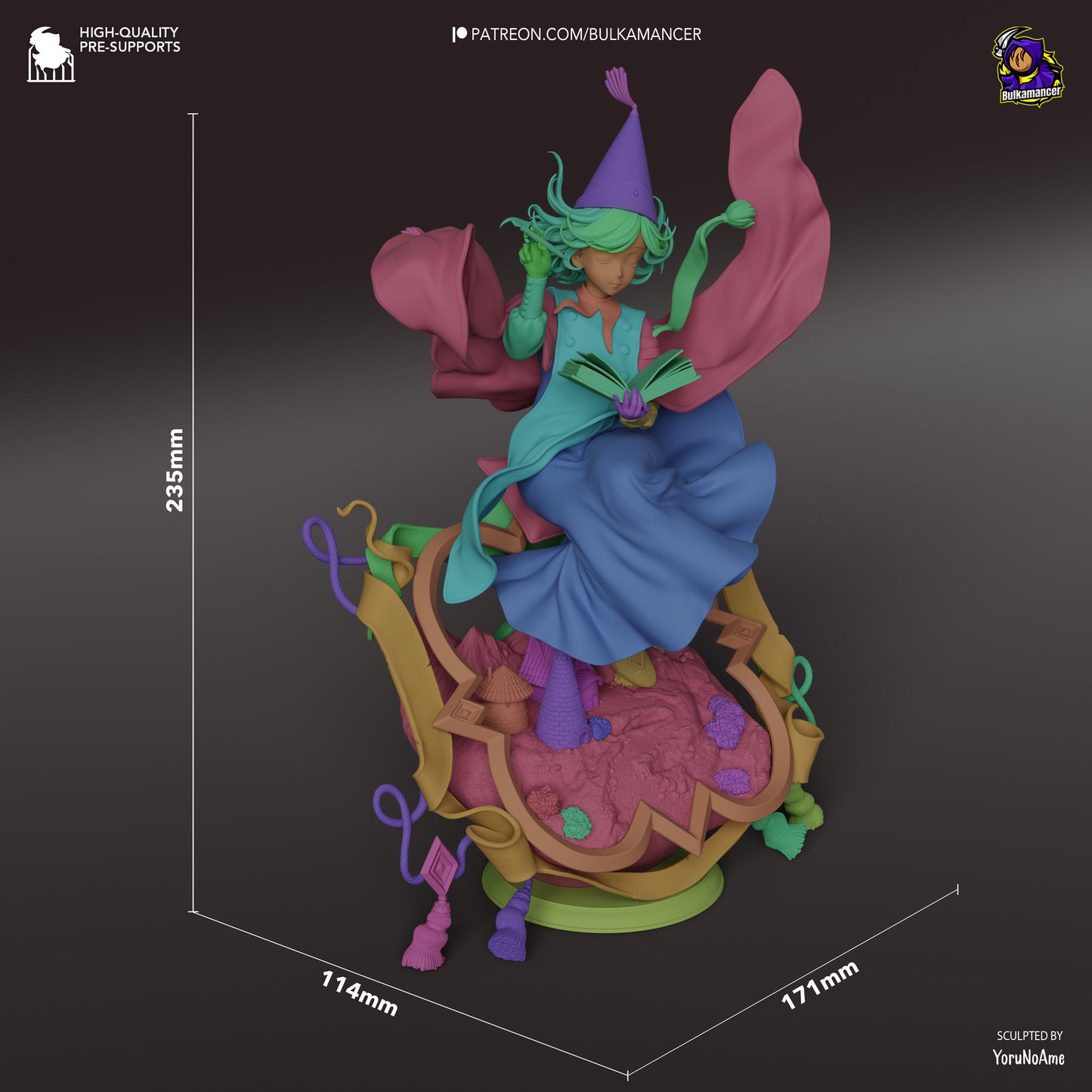 Coco from Witch Hat Atelier by Bulkamancer | High Quality Resin Print | Painted Commissions available!
