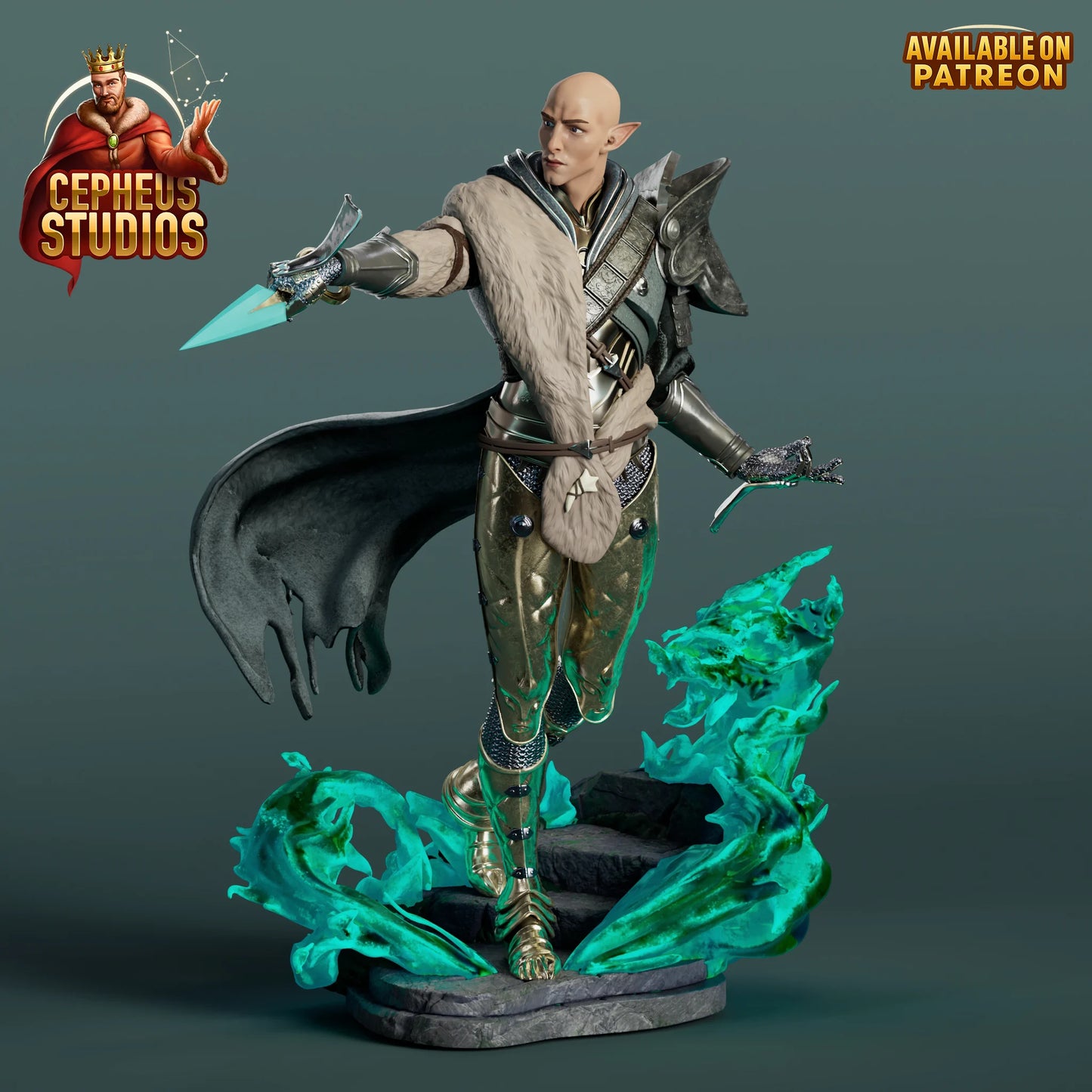 Solas by Cepheus | High Quality Resin Print | Painted Commissions available!