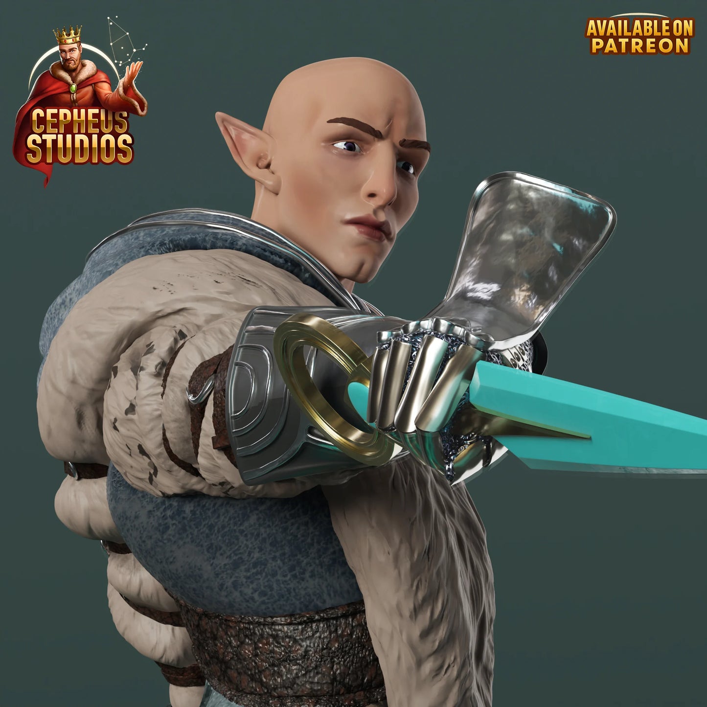 Solas by Cepheus | High Quality Resin Print | Painted Commissions available!