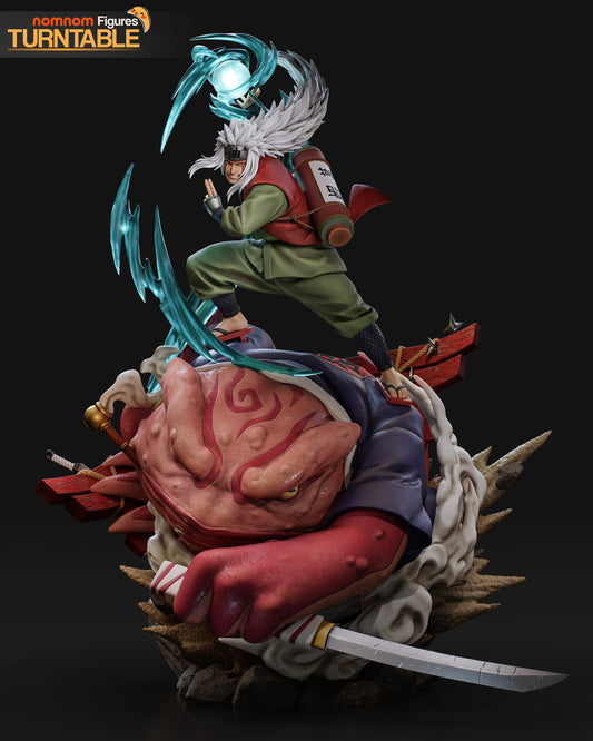 Jiraiya by NomNom | High Quality Resin Print | Painted Commissions available!