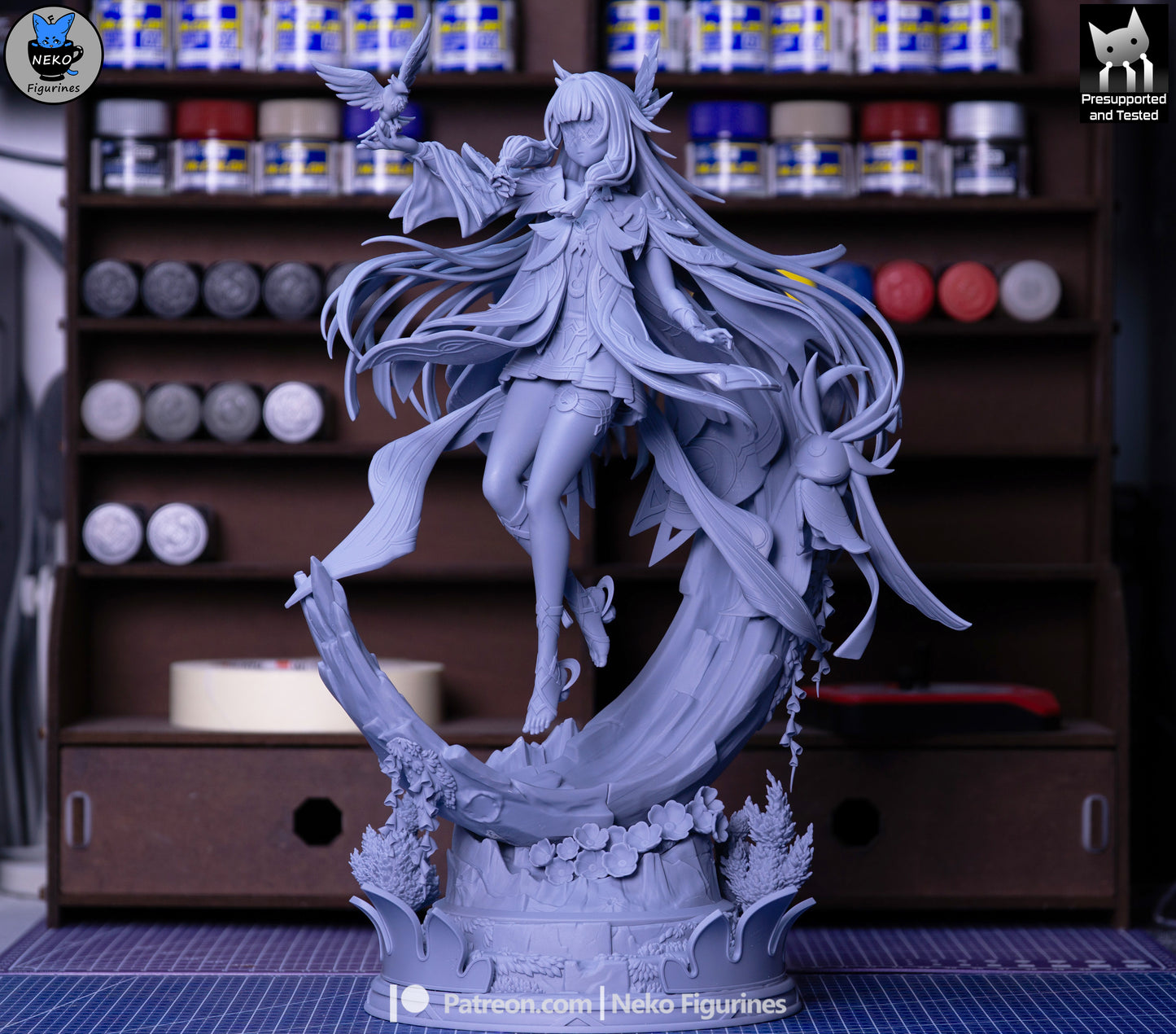 Columbina from Genshin Impact by Neko Figurines | High Quality Resin Print | Painted Commissions available! - Sephiknot