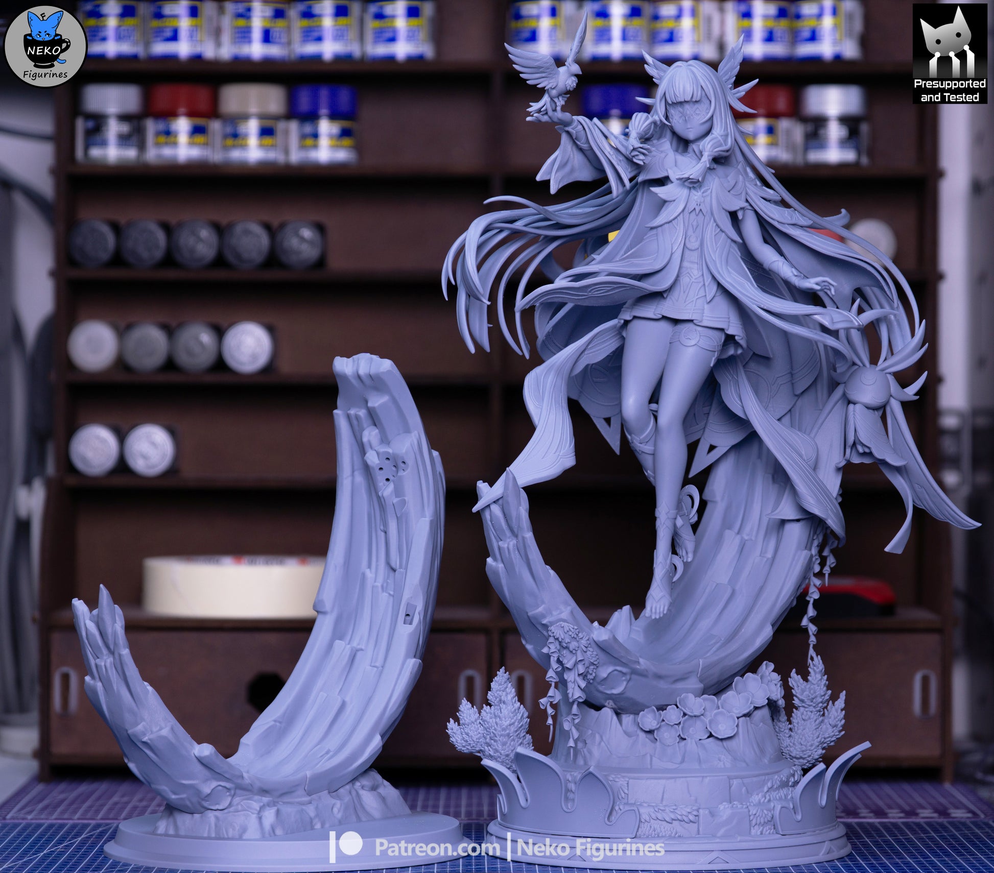 Columbina from Genshin Impact by Neko Figurines | High Quality Resin Print | Painted Commissions available! - Sephiknot