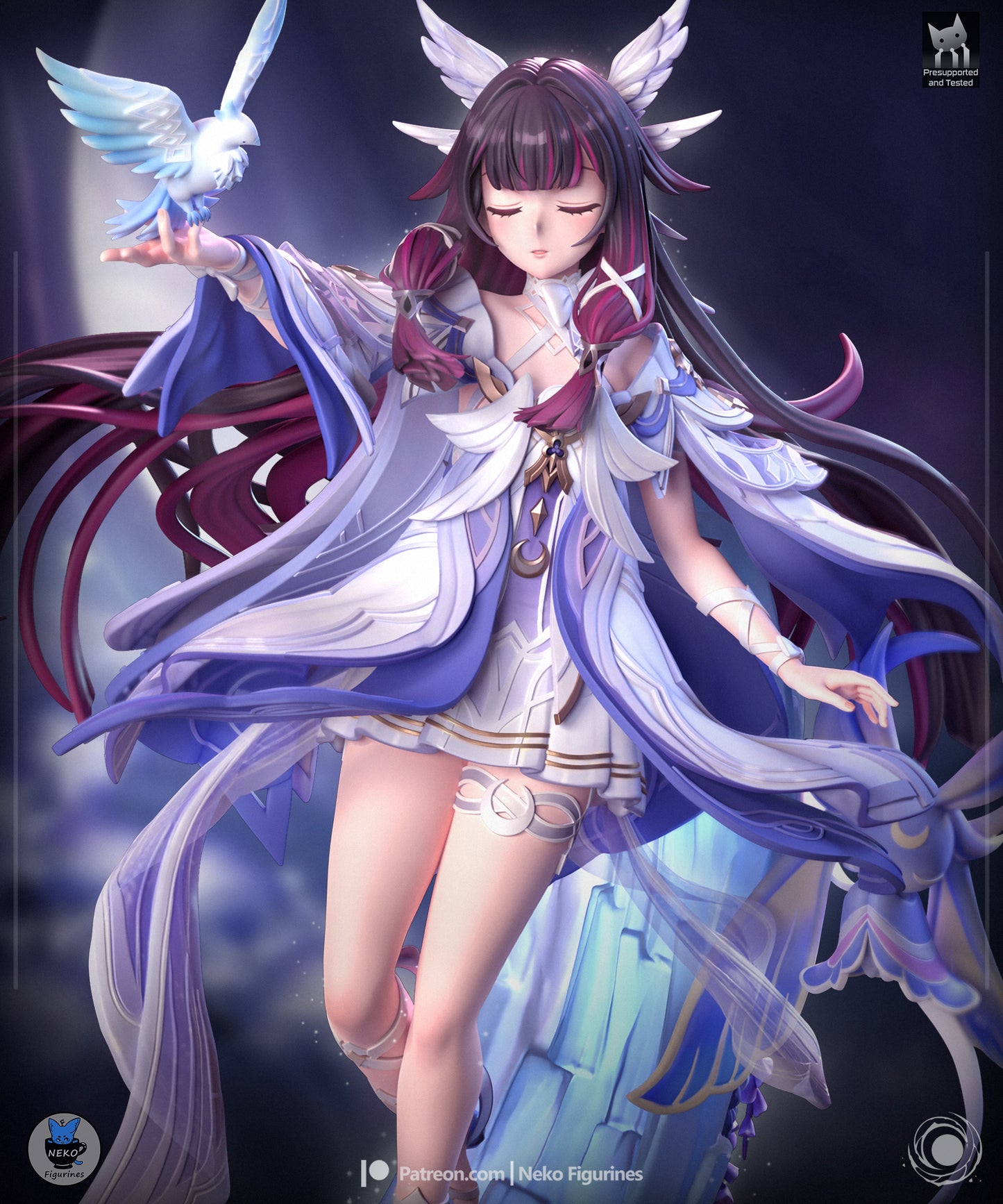Columbina from Genshin Impact by Neko Figurines | High Quality Resin Print | Painted Commissions available! - Sephiknot