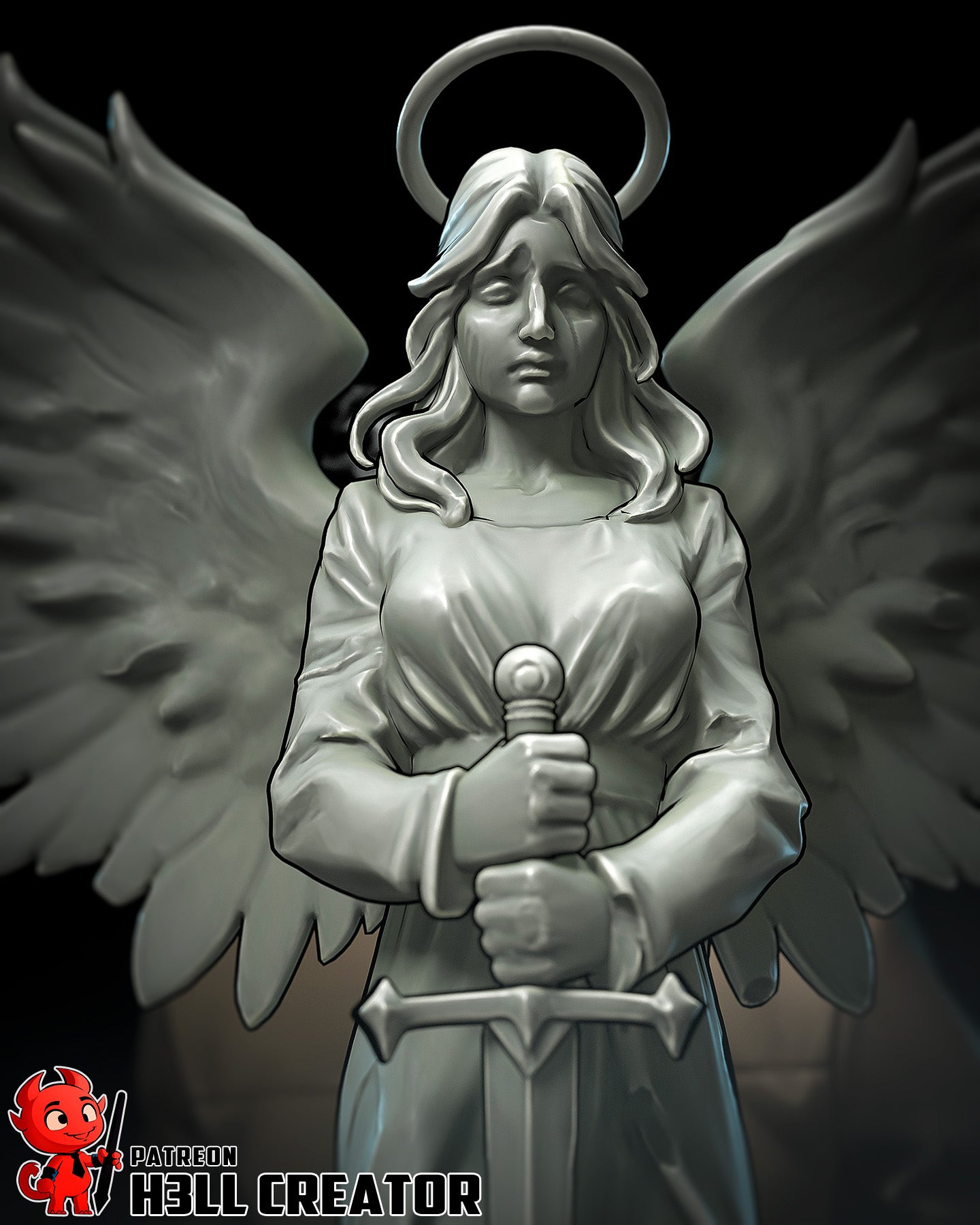 John Constantine by h3ll creator | High Quality Resin Print | Painted Commissions available!