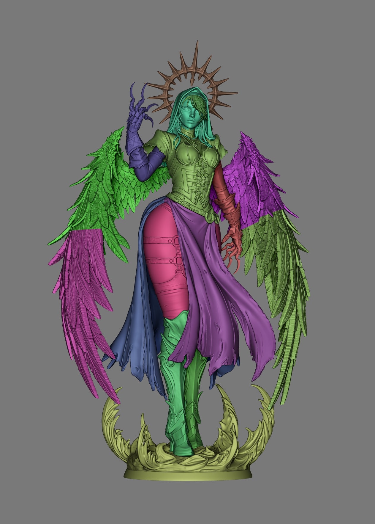 Corrupted Nun Original Model by CA3D - Sephiknot
