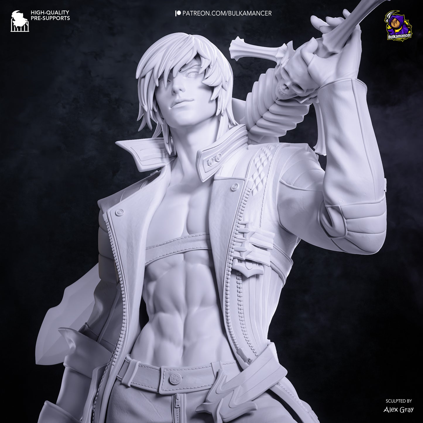 Dante from Devil May Cry by Bulkamancer | High Quality Resin Print | Painted Commissions available!