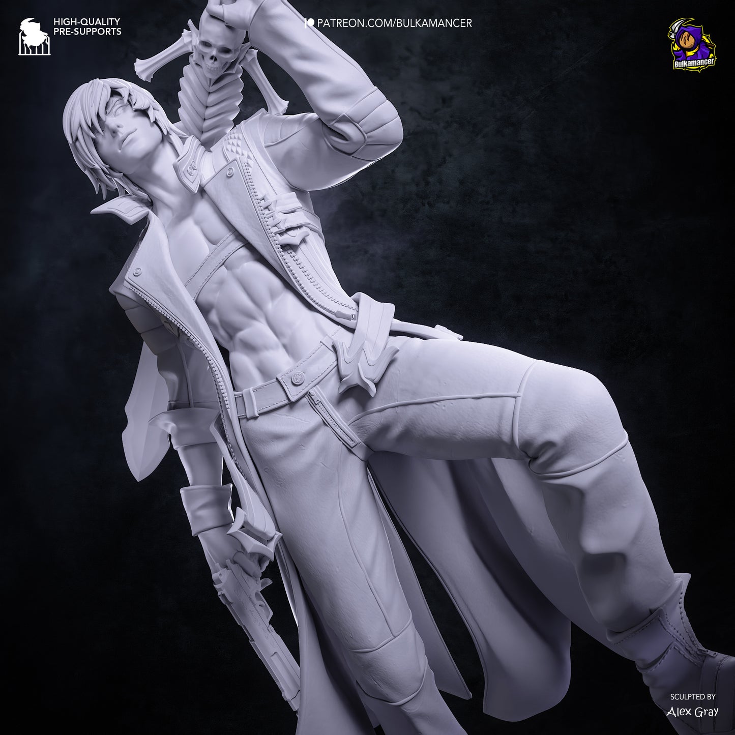 Dante from Devil May Cry by Bulkamancer | High Quality Resin Print | Painted Commissions available!