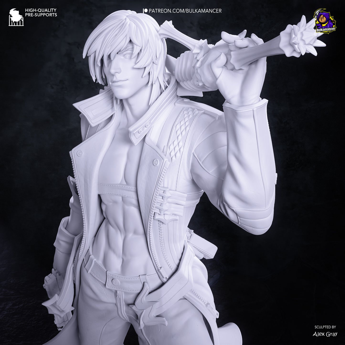 Dante from Devil May Cry by Bulkamancer | High Quality Resin Print | Painted Commissions available!