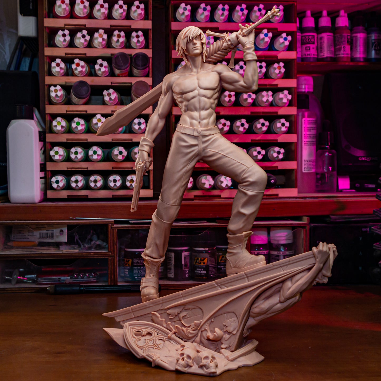 Dante from Devil May Cry by Bulkamancer | High Quality Resin Print | Painted Commissions available!