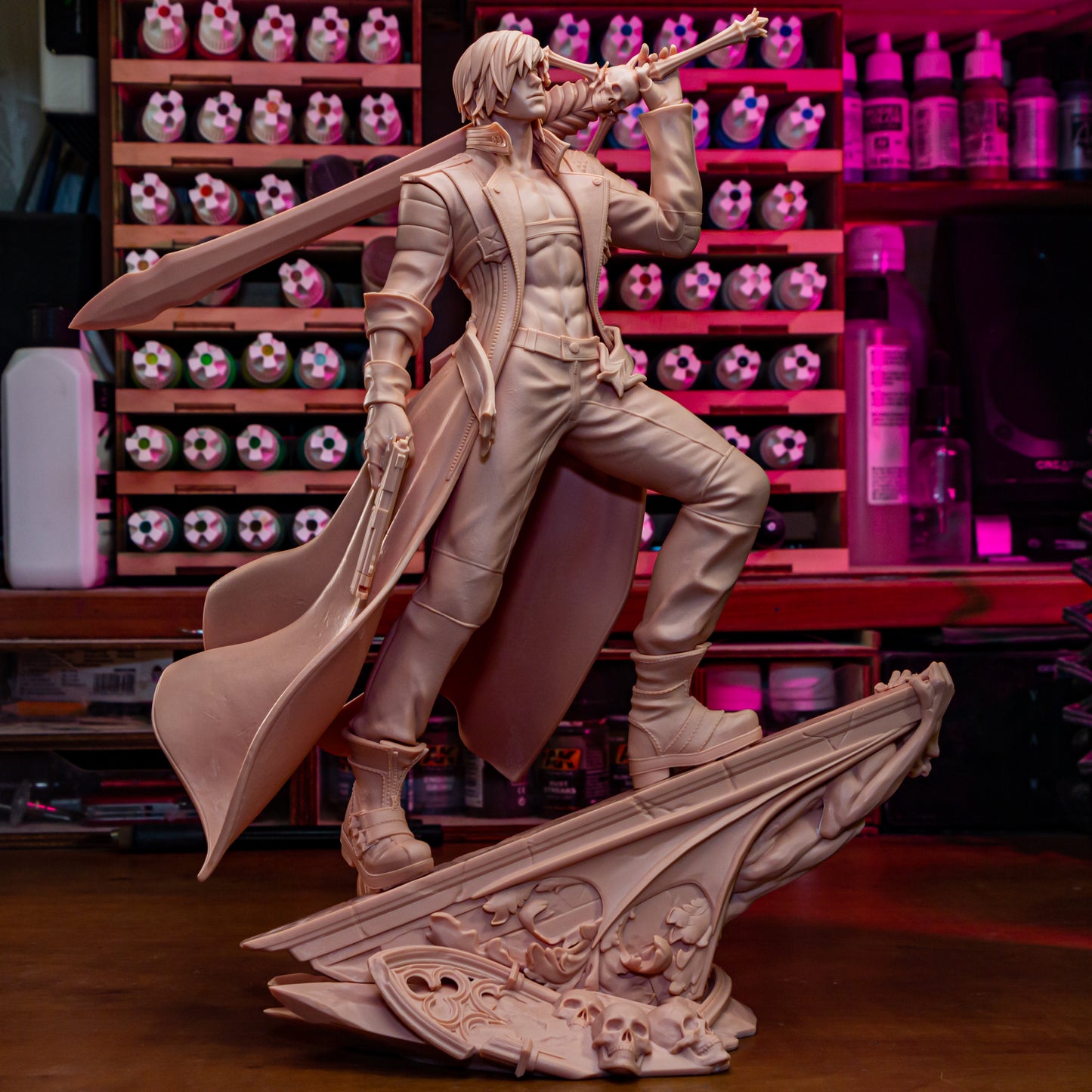 Dante from Devil May Cry by Bulkamancer | High Quality Resin Print | Painted Commissions available!