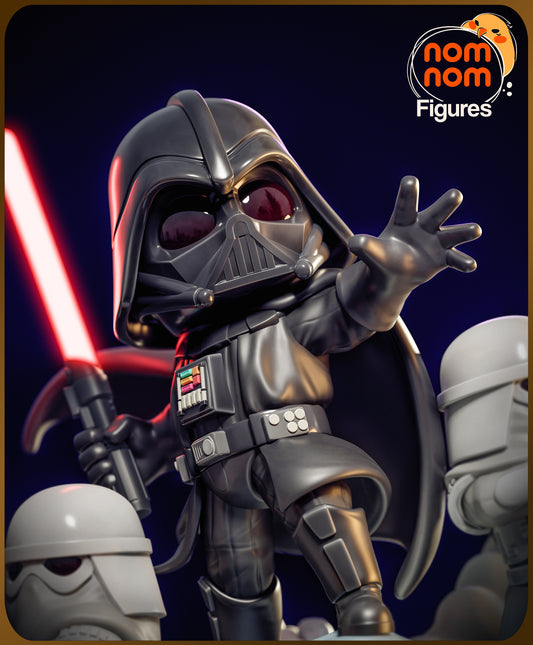 Chibi Darth Vader by NomNom | Painted Commissions available!