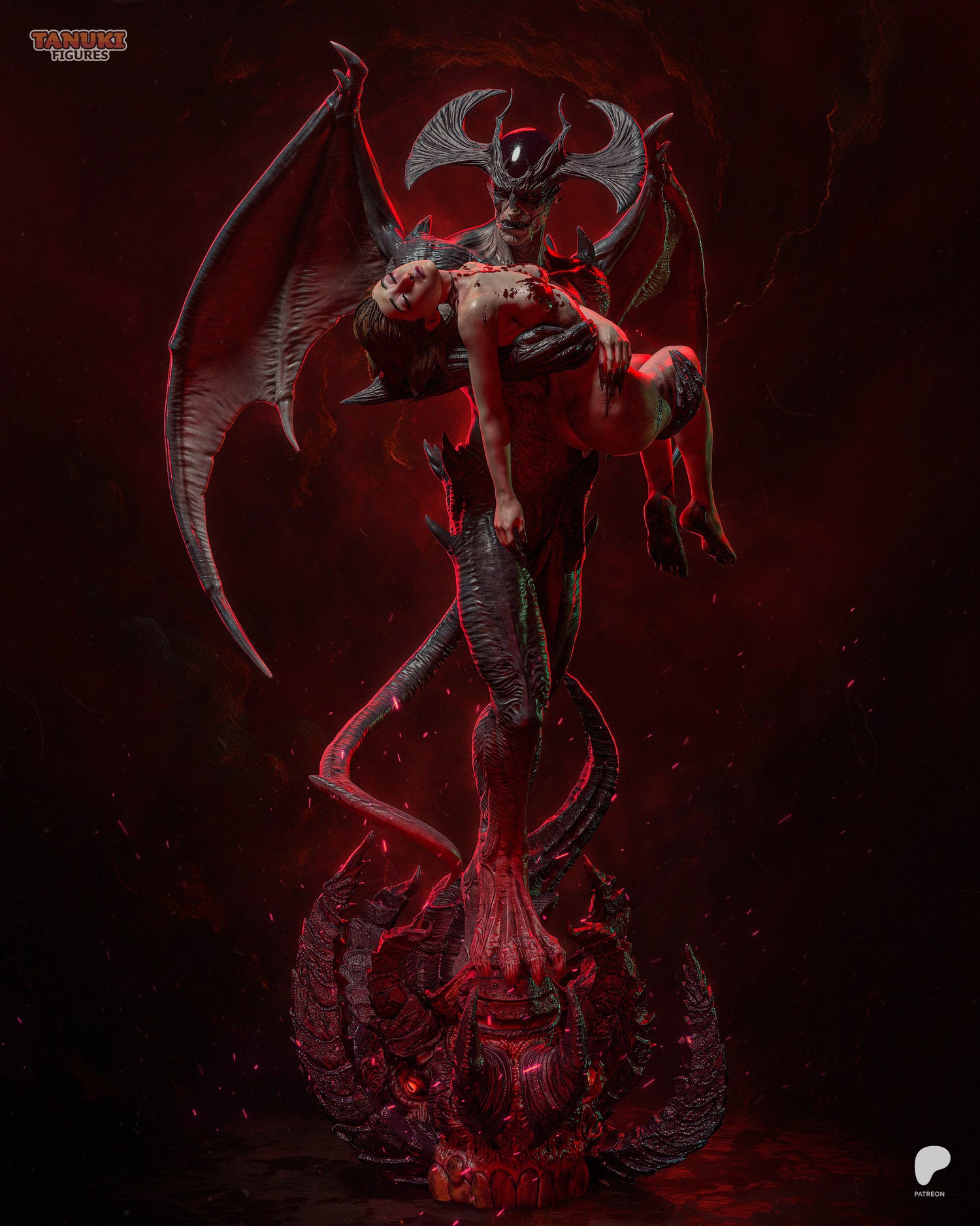Devilman from Devilman Crybaby Fan-Made Model by Tanuki Figures - Sephiknot