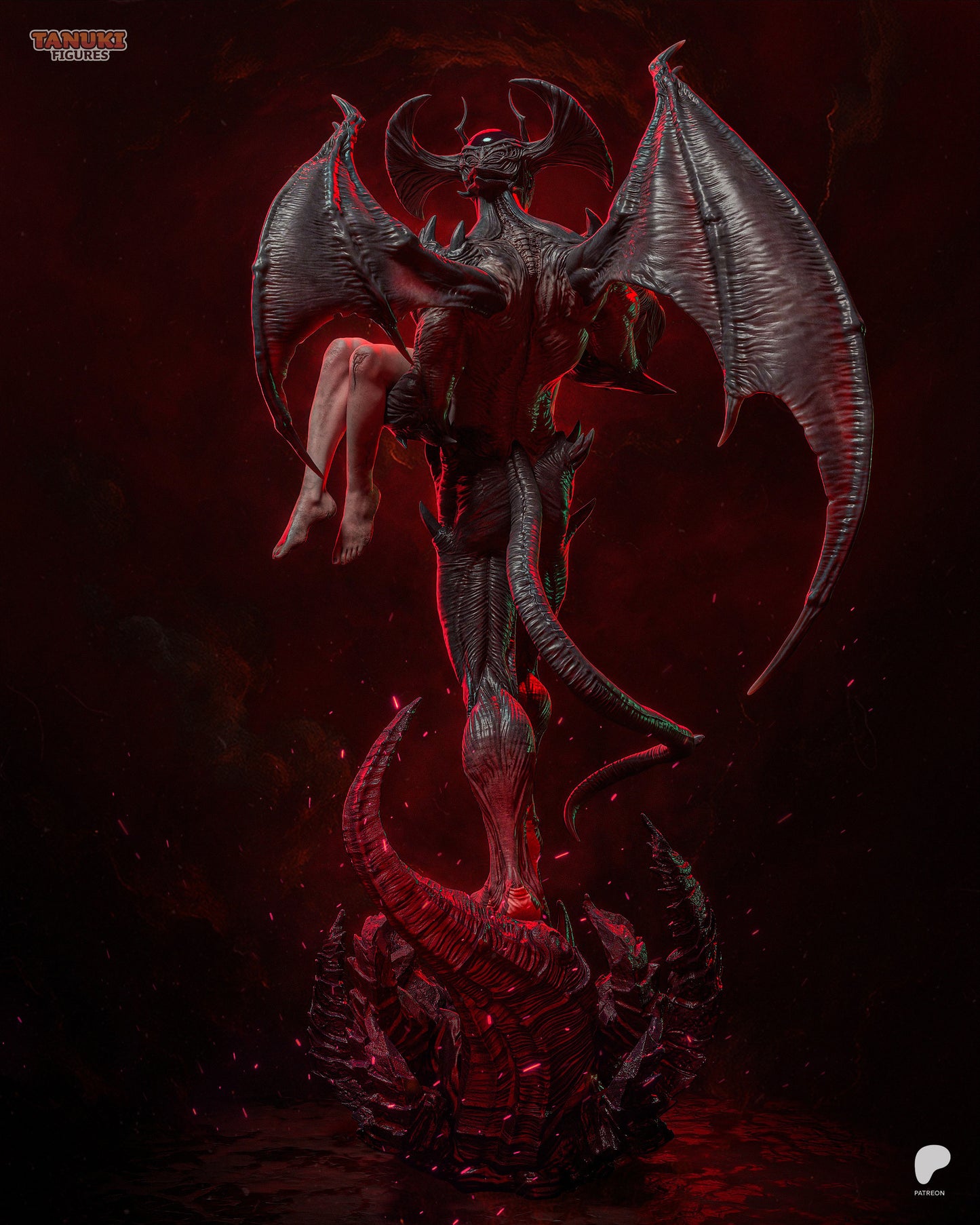 Devilman from Devilman Crybaby Fan-Made Model by Tanuki Figures