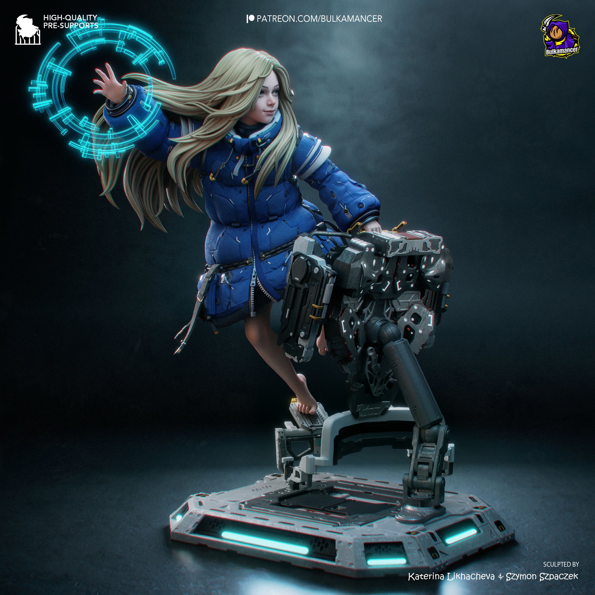 Diana from Pragmata by Bulkamancer | High Quality Resin Print | Painted Commissions available! - Sephiknot