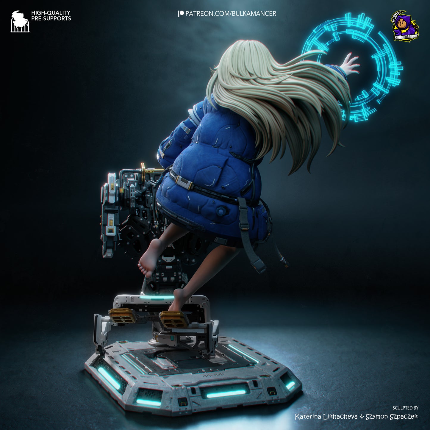 Diana from Pragmata by Bulkamancer | High Quality Resin Print | Painted Commissions available! - Sephiknot