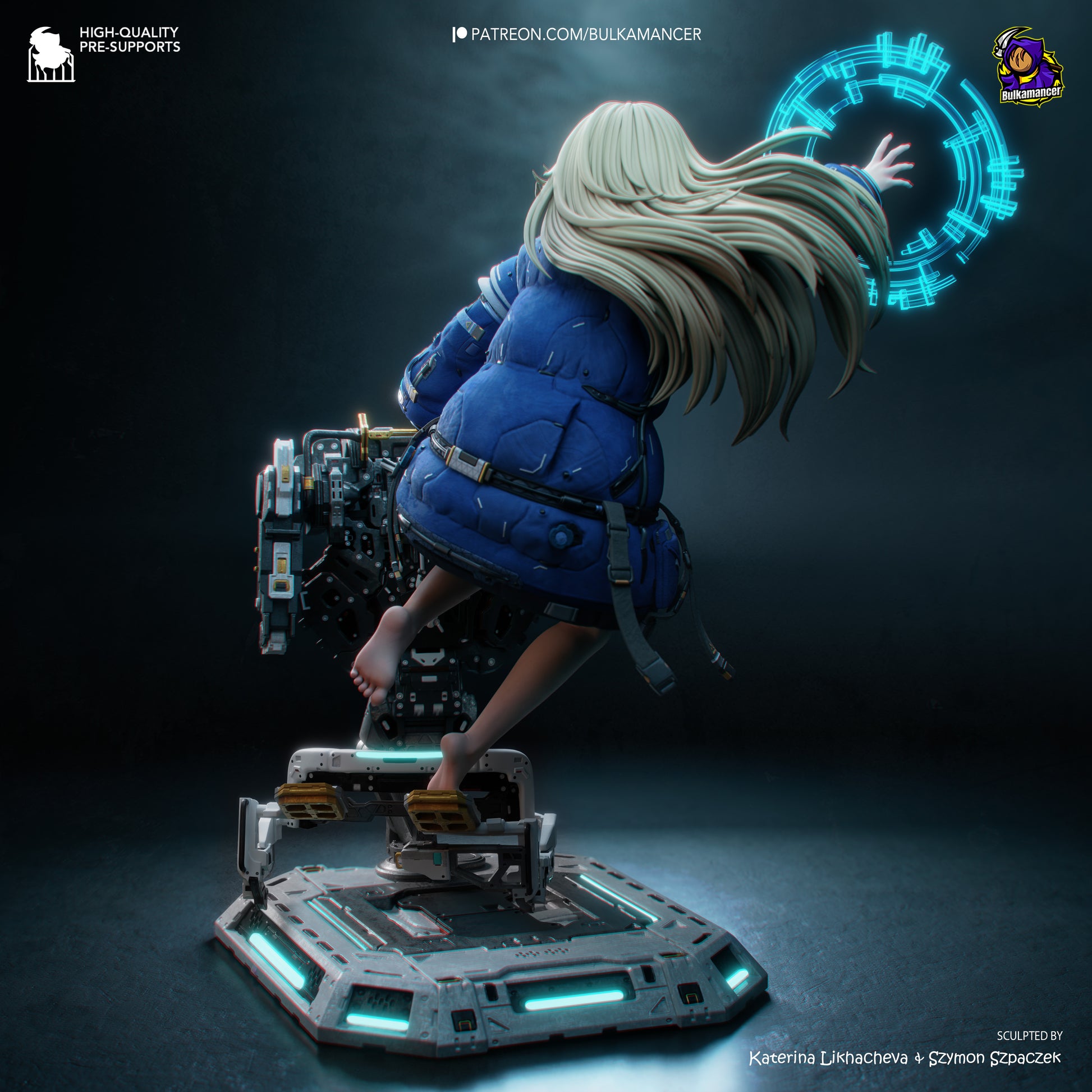 Diana from Pragmata by Bulkamancer | High Quality Resin Print | Painted Commissions available! - Sephiknot