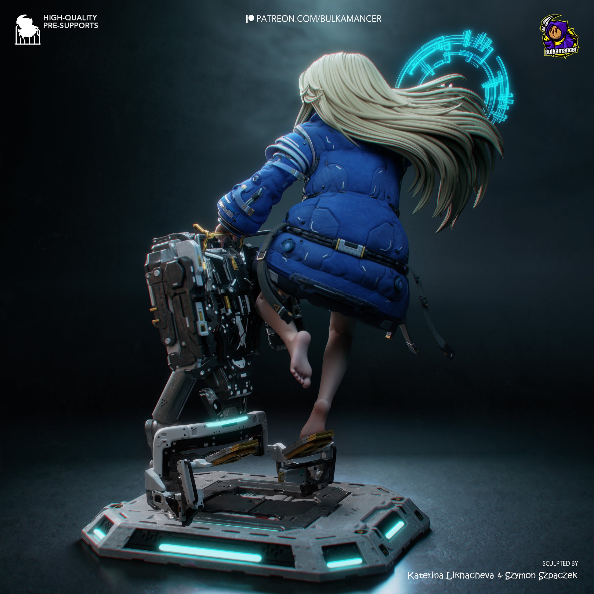 Diana from Pragmata by Bulkamancer | High Quality Resin Print | Painted Commissions available! - Sephiknot