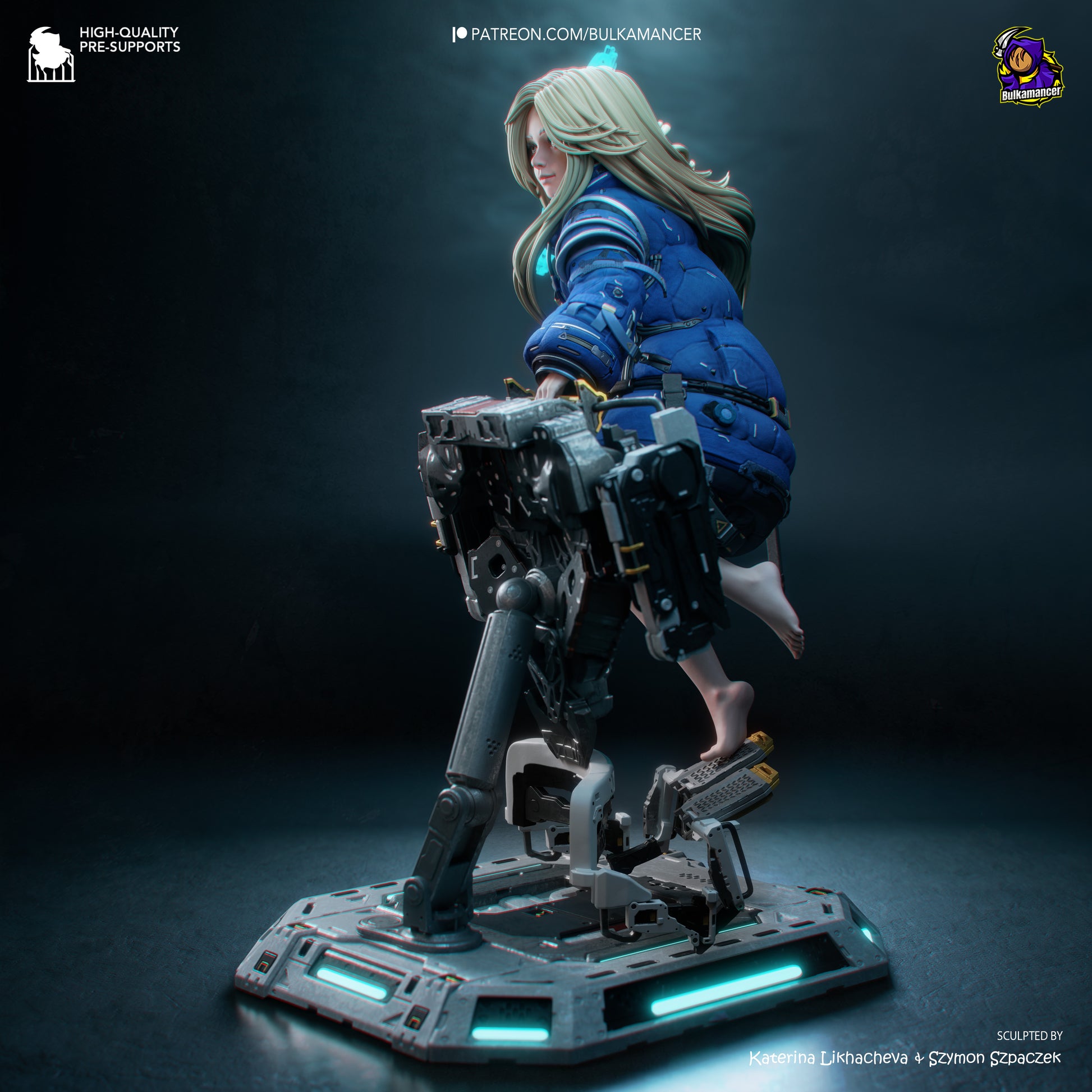 Diana from Pragmata by Bulkamancer | High Quality Resin Print | Painted Commissions available! - Sephiknot