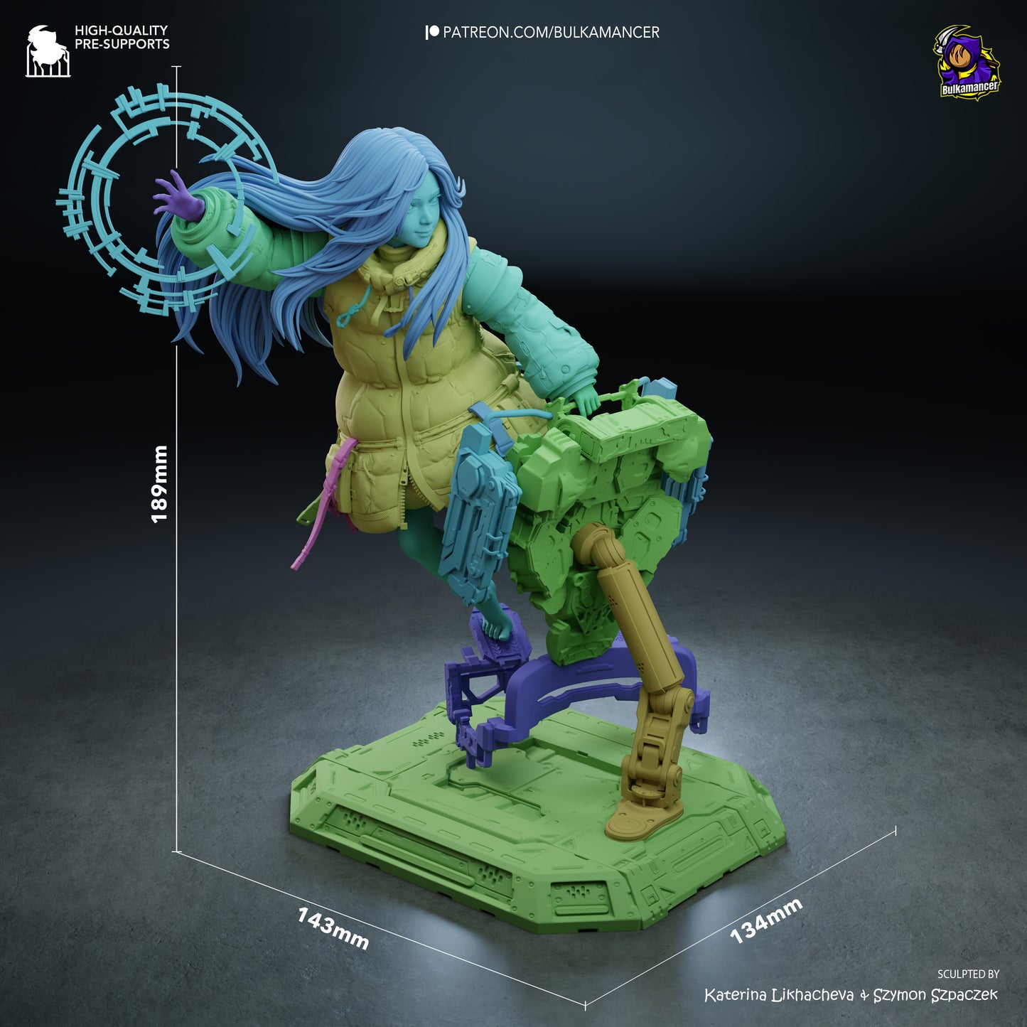 Diana from Pragmata by Bulkamancer | High Quality Resin Print | Painted Commissions available! - Sephiknot
