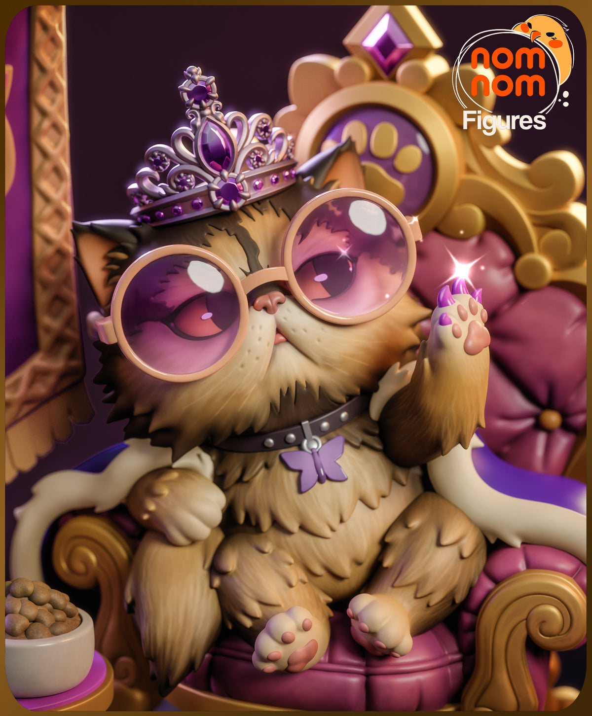 Chibi Princess Donut by NomNom | Painted Commissions available!