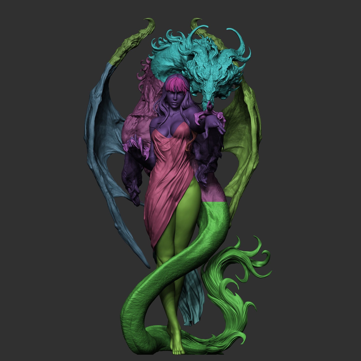 Dragon Girl Original Model by CA3D