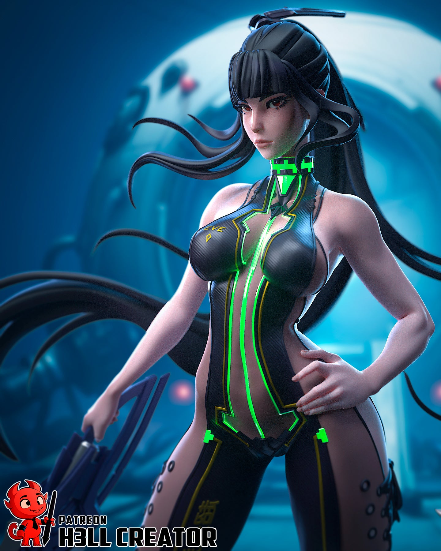 Eve Garage Kit | Fanmade Model by h3llCreator | Stellar Blade | 3D Printed