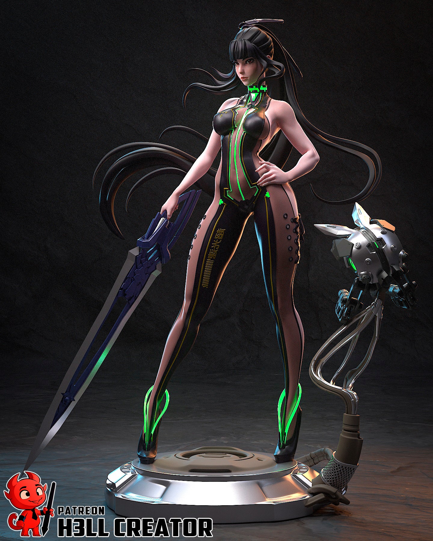 Eve Garage Kit | Fanmade Model by h3llCreator | Stellar Blade | 3D Printed