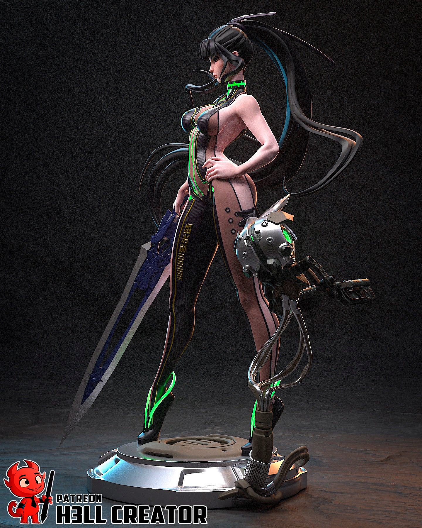 Eve Garage Kit | Fanmade Model by h3llCreator | Stellar Blade | 3D Printed