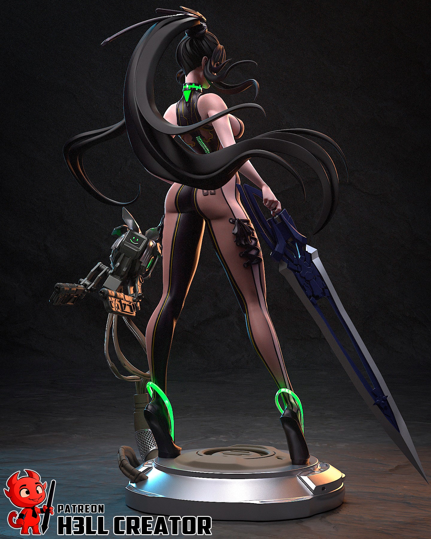 Eve Garage Kit | Fanmade Model by h3llCreator | Stellar Blade | 3D Printed