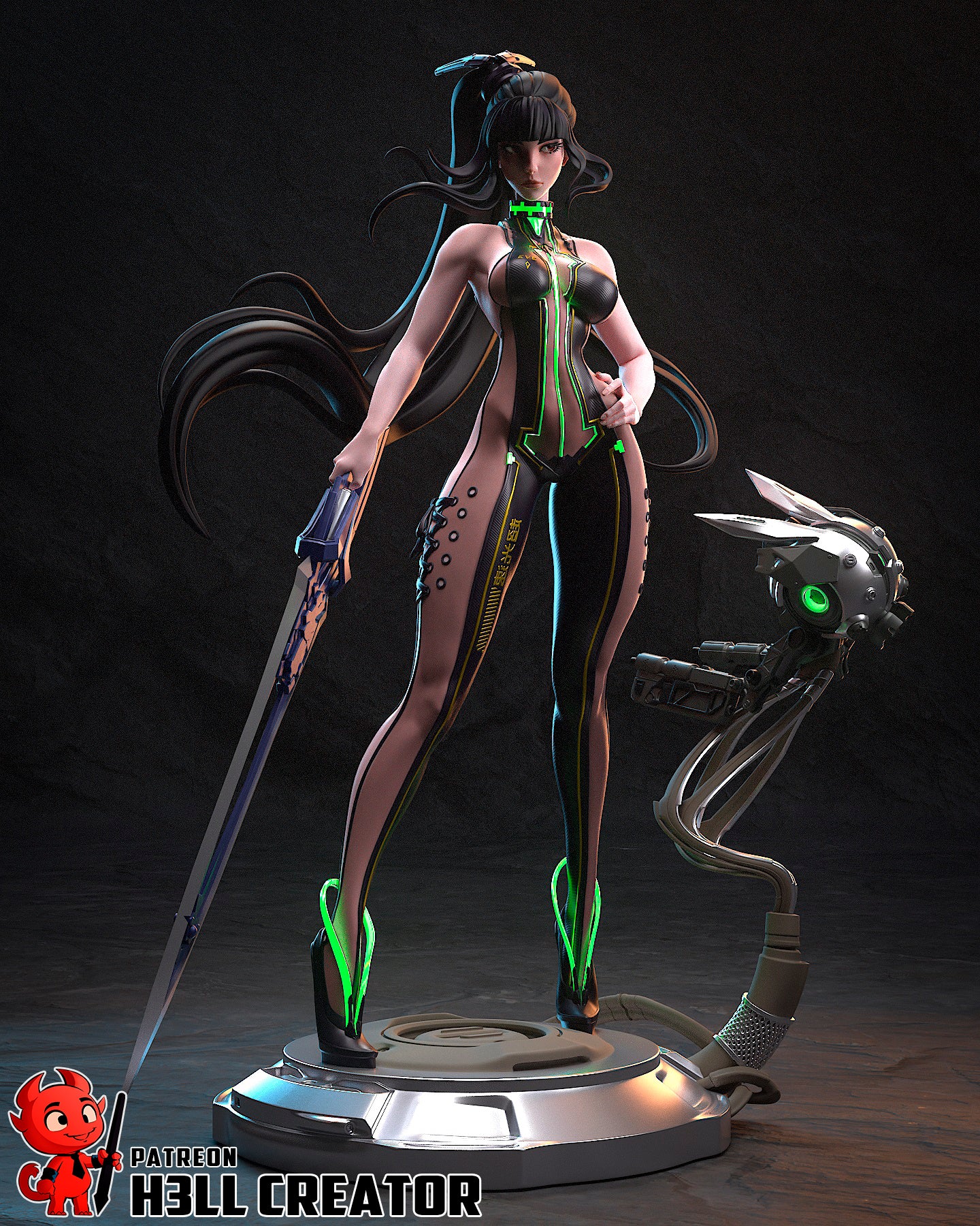 Eve Garage Kit | Fanmade Model by h3llCreator | Stellar Blade | 3D Printed