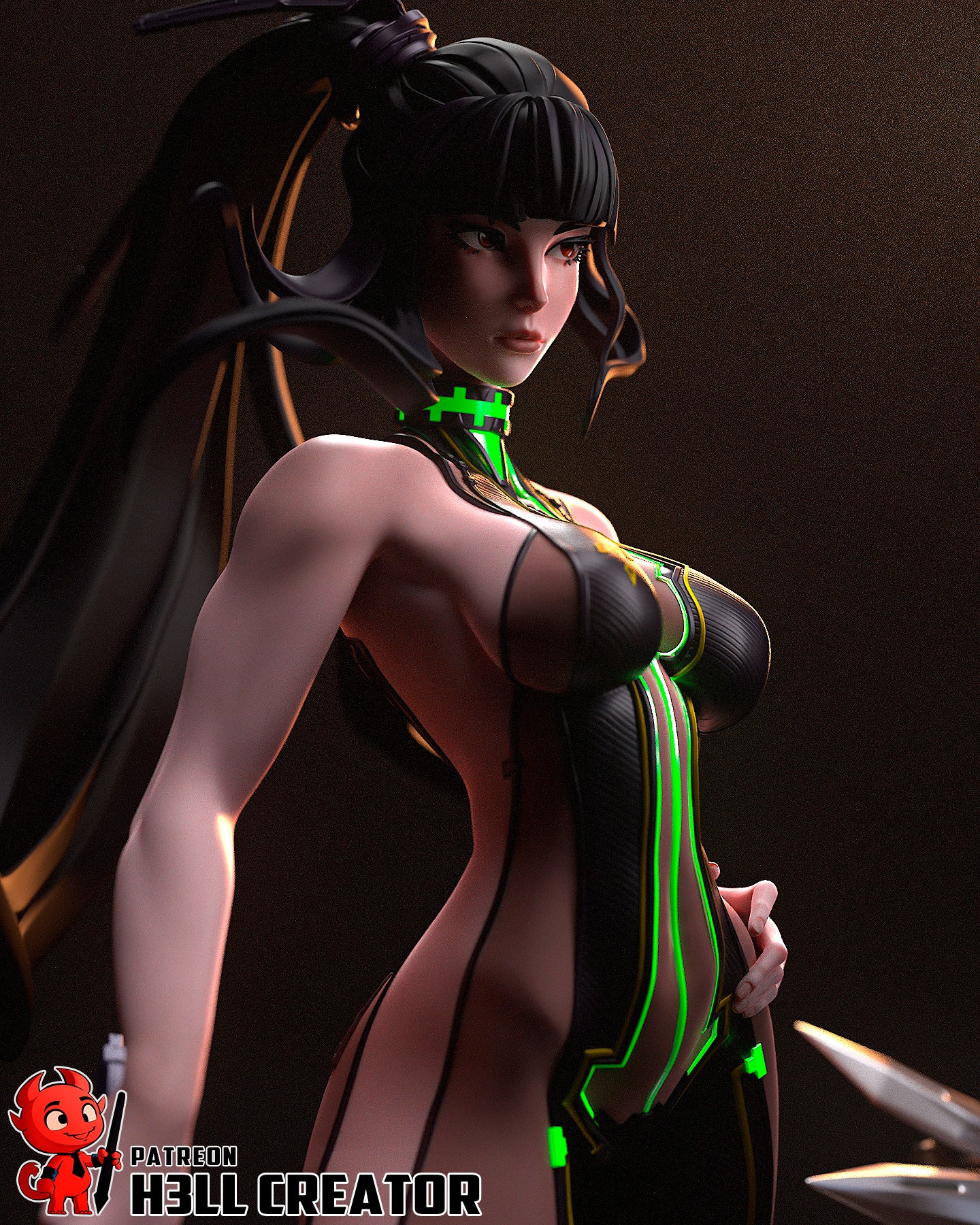 Eve Garage Kit | Fanmade Model by h3llCreator | Stellar Blade | 3D Printed