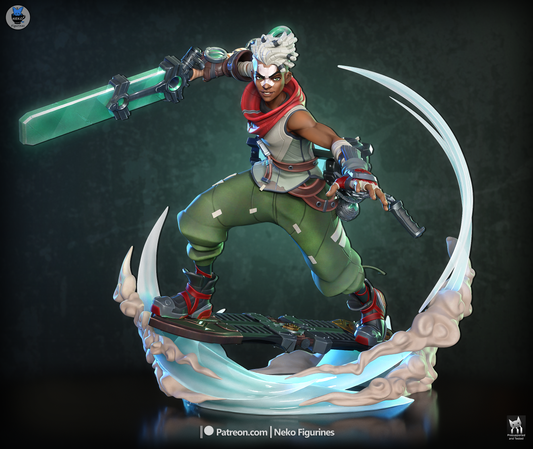 Ekko by Neko Figurines | High Quality Resin Print | Painted Commissions available!