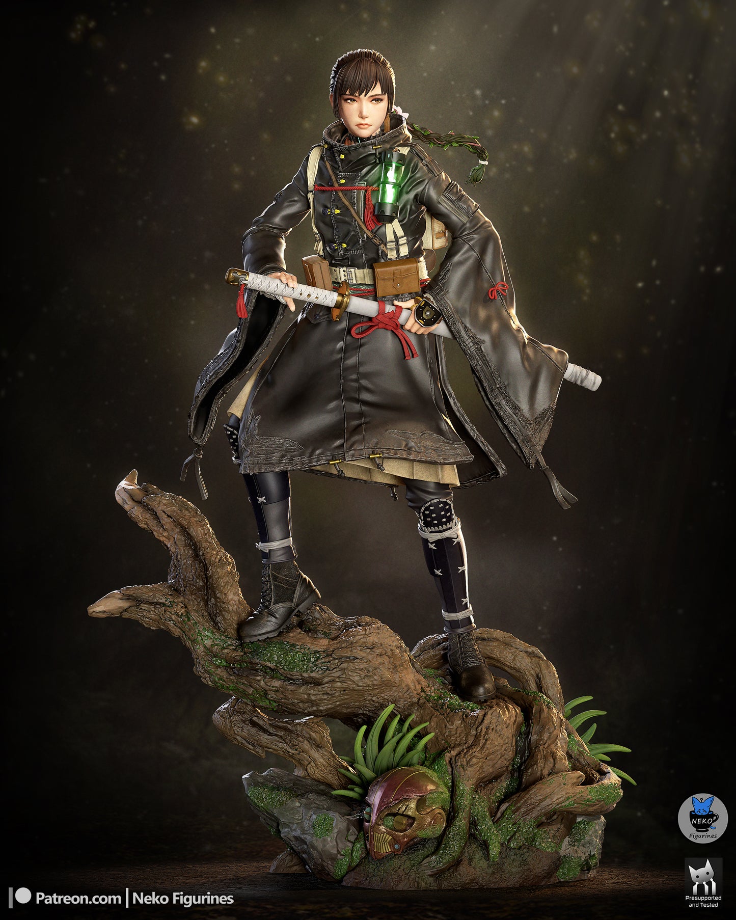 Emma from Beast of Reincarnation by Neko Figurines | High Quality Resin Print | Painted Commissions available!