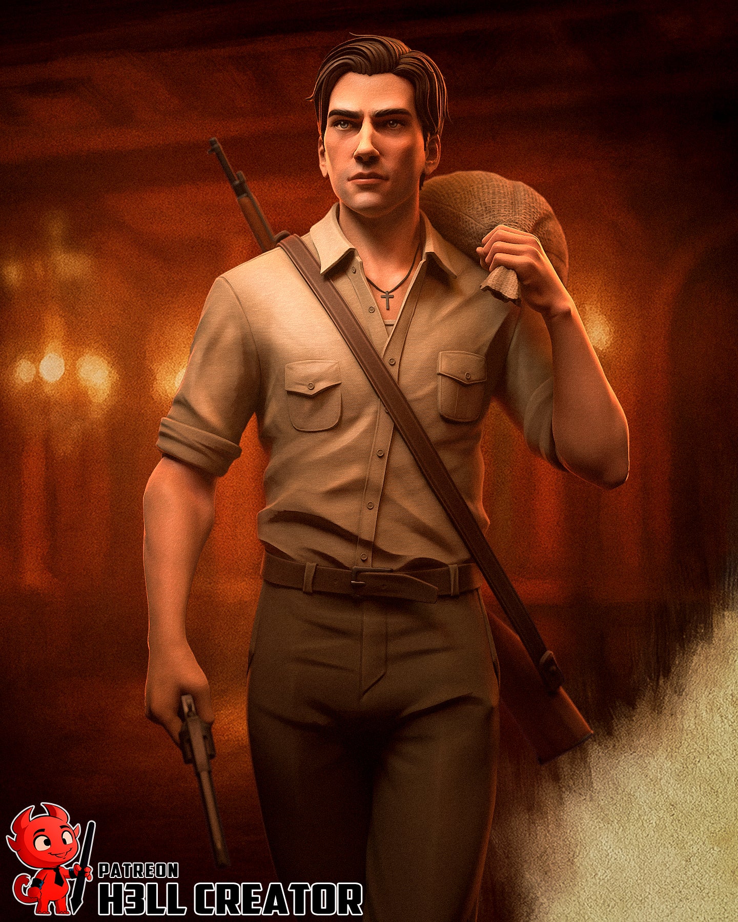 Enzo Favara from Mafia: The Old Country Fan-Made Model by h3llcreator - Sephiknot
