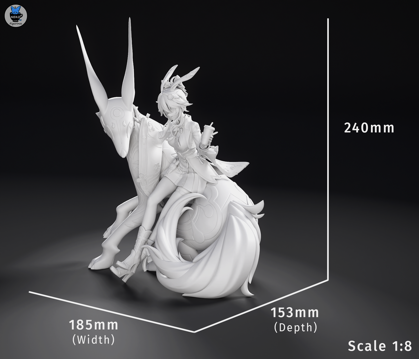 Evanescia from Honkai Star Rail by Neko Figurines | High Quality Resin Print | Painted Commissions available!