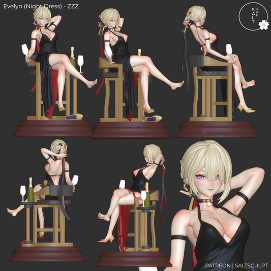 Evelyn by SaltSculpts | High Quality Resin Print | Painted Commissions available!