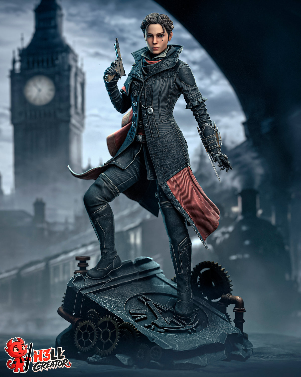 Evie from Assassins Creed by h3ll creator | High Quality Resin Print | Painted Commissions available!