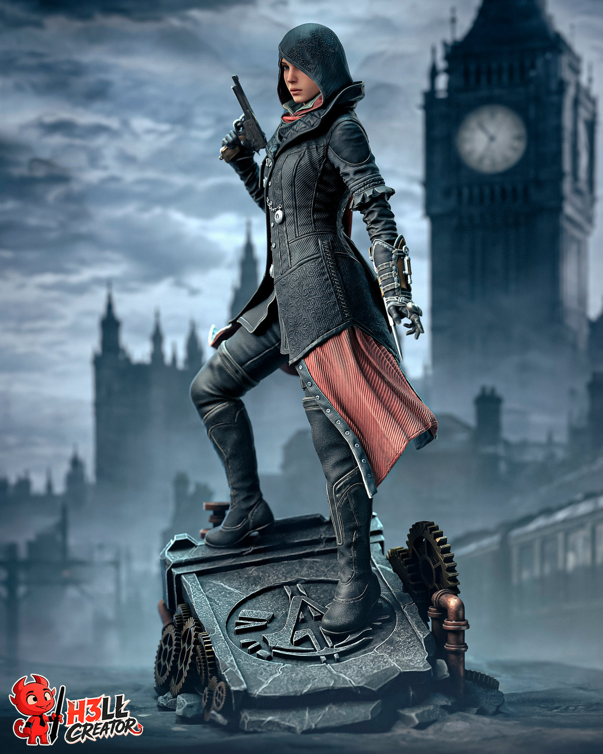 Evie from Assassins Creed by h3ll creator | High Quality Resin Print | Painted Commissions available!
