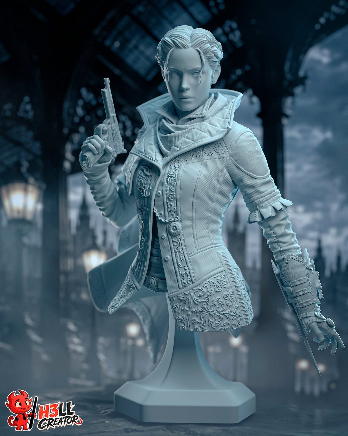 Evie from Assassins Creed by h3ll creator | High Quality Resin Print | Painted Commissions available!