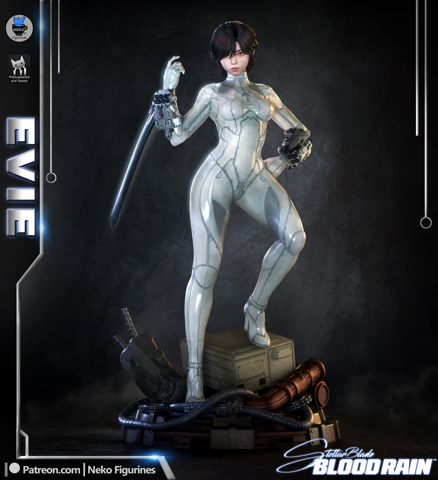 Evie by Neko Figurines | High Quality Resin Print | Painted Commissions available!