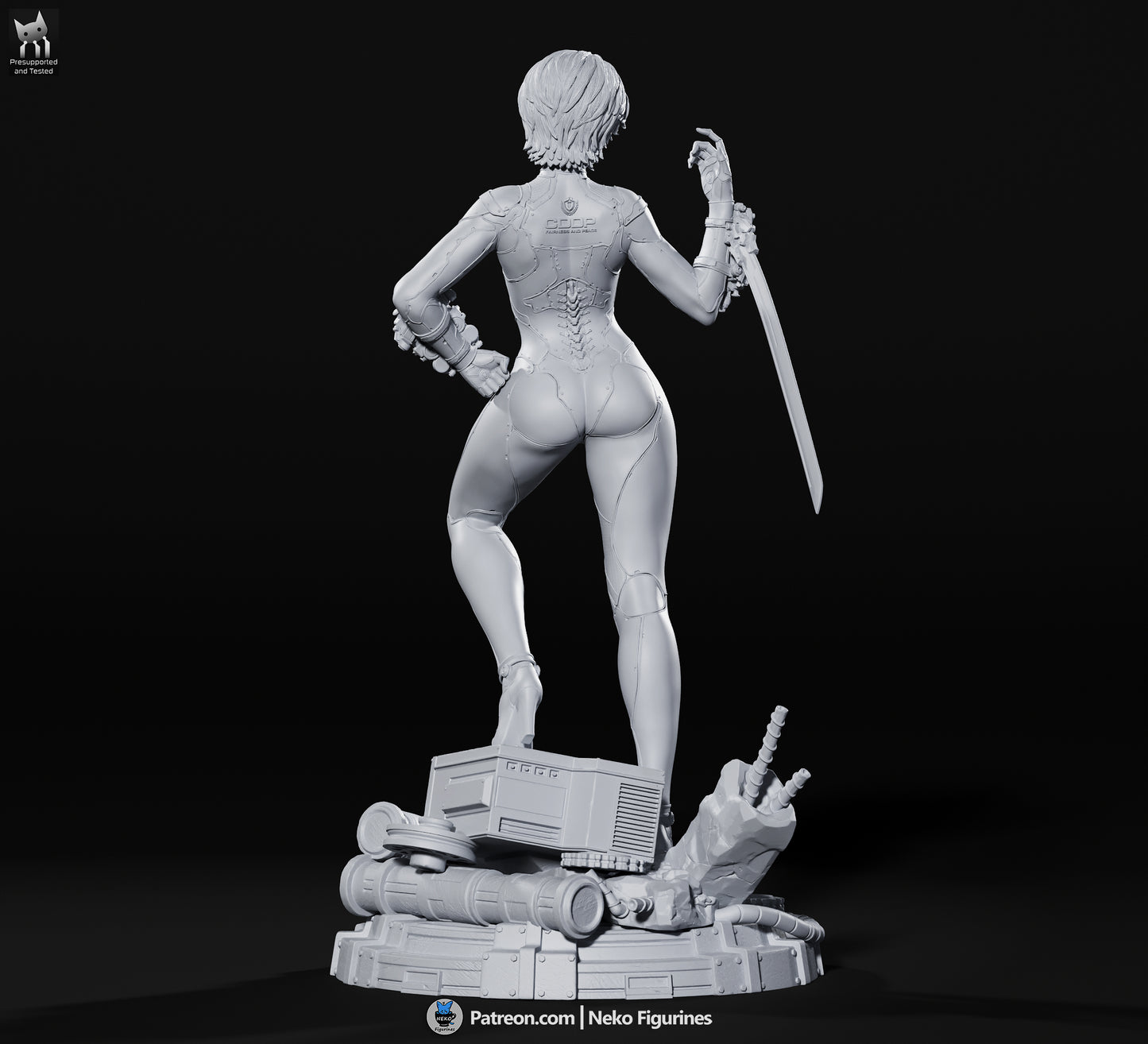 Evie by Neko Figurines | High Quality Resin Print | Painted Commissions available!