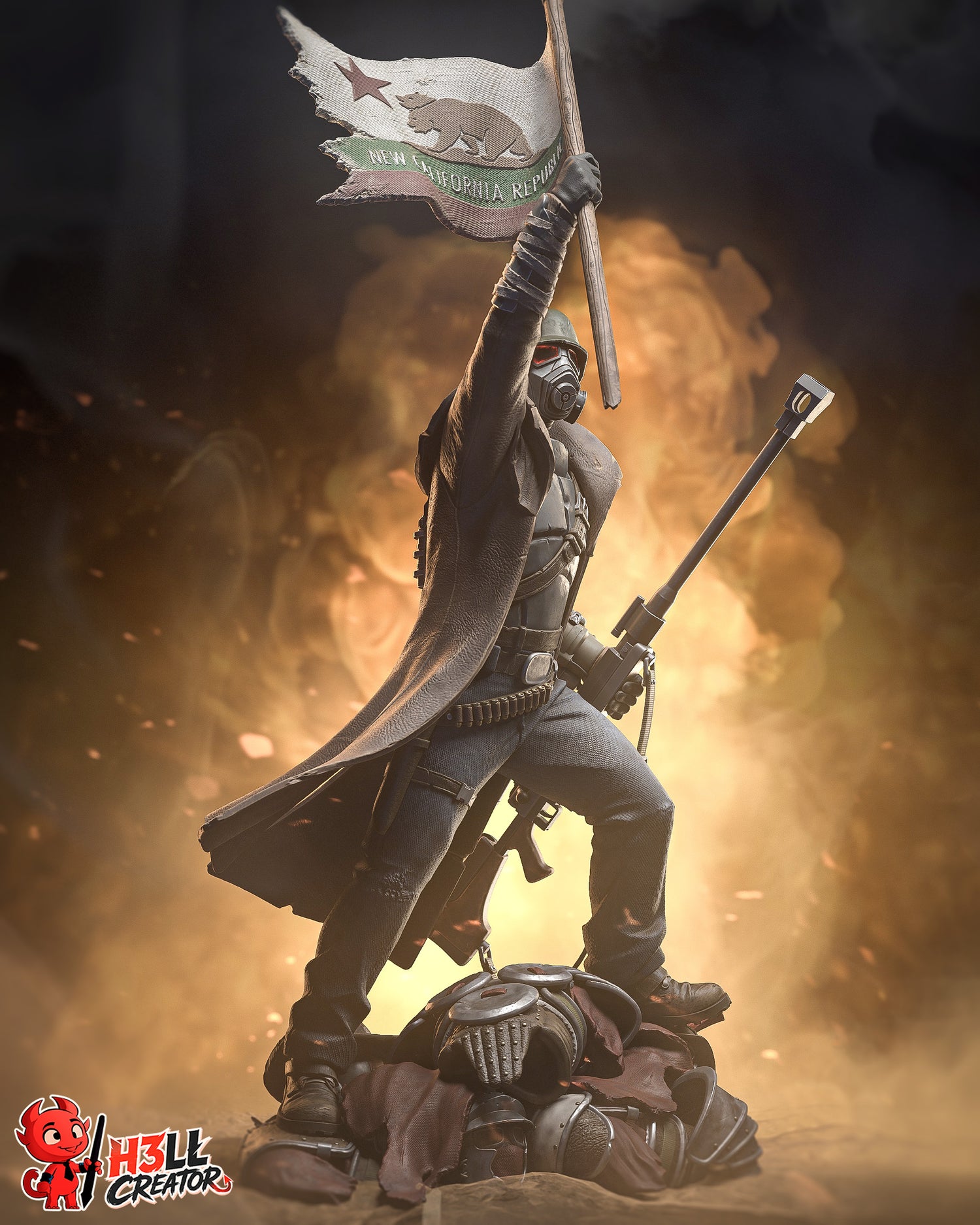 NCR Ranger by h3ll creator | High Quality Resin Print | Painted Commissions available! - Sephiknot